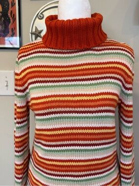 Vintage Cotton Turtleneck Sweater